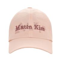 Matin Kim Overlay Logo Ball Cap Pink ONE SIZE