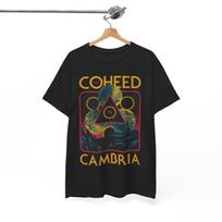 Coheed And Cambria Tshirt Retro Rock Band Merch Unisex Heavy Cotton Tee 21 S