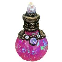 Cosplay Witch Glass Ball Mermaid Magic Potion Glass Bottle Moon Magic Potion  Home Decor ryškiai rožinė