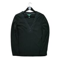 Women's Long Sleeve T-Shirt Black L juoda