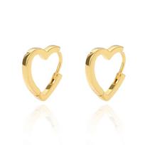 Simple Heart Drop Earrings For Women Stainless Steel Fashion Ear Cuff Piercing Dangle Earring Jewelry Gifts Bijoux Femme