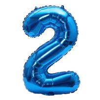 32inch Blue Number Foil Balloon 0-9 for Birthday Party Decoration Baby Shower Supplie Boy Man Toddler Baby Birthday Decoration 32inch