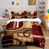 Geometric Abstract Pattern Bedding Set Bedding set (1 duvet cover, 2 pillowcases, duvet not included) 135x200cm