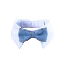Fine Craftsmanship Pet Bowknot Collar Adjustable Lovely Handsome Dog Cat Necktie L mėlyna