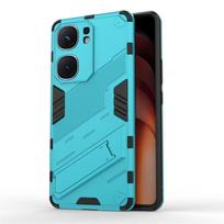 For Vivo iQOO Neo9 Neo 9 Pro 5G Armor Shockproof Phone Case Back Cover Magnetic Kickstand Anti-Fall Protect Coque Cases For iQOO Neo 9 mėlyna