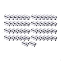 50 Pieces Advertising Glass Nails, Wall Mount Advertisement Fixing Bolts, Sturdy, Sign Standoff Silvery