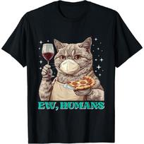 British Shorthair EW HUMANS Funny British Shorthair Cat T-Shirt(4) S juoda