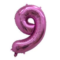 32inch Aluminum Film Balloon Pink Inflatable Gifts New Number Balloons  Theme Birthday Party 9