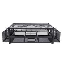 2 Tier Coffee Pod Holder Coffee Capsule Organizer Pull Out Drawers for Kitchen Countertop Coffee Station Black Type 1