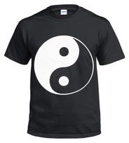 NEW YIN YANG 100 % Cotton T shirt/Biker/Chinese/Cross/Metal/Gift/Music/Top S įvairiaspalvis