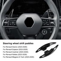 Interior Interior Sticker for Renault Austral/Megane E-Tech/Espace/Rafale 2023 2024 2025 2026 Interior Panel Black juoda