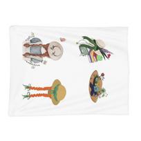 Anne Of Green Gables Blanket Soft Warm Flannel Throw Blanket Cover for Bed Living room Picnic Travel Home Sofa Size: 75*100cm, Weight: 230 GSM