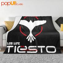 Tiesto Dj Electronic Dance Music Ultra-Soft Blanket Quilt Winter Sofa Cover Bed Covers Size: 75*100cm, Weight: 230 GSM white