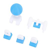 Joystick Keycap 4 Key Linkage 3D Printed Retro Joystick Keycap for Mechanical Keyboards WASD Keys Blue White