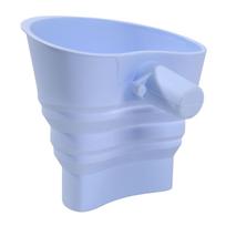Silicone Flour Funnel Foldable Food Grade Silicone Easy-Pour Dishwasher Safe 5-Quart Mixer Funnel Attachment for Sugar Cocoa mėlyna