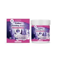 Toilet cleaning powder for home use, removes odors and stains, with a fresh scent, for daily maintenance and cleaning