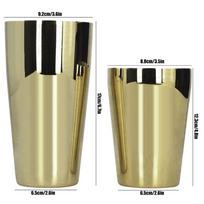 304 Stainless Steel Drink Shaker Simple Design Barware Set Simple Shaking Tins  Home