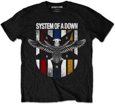 Rock Off Officially Licensed Products Men's Eagle Colours T-Shirt Unisex T-Shirt XL