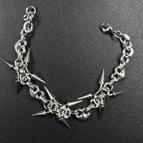 Punk Grunge Rock Rivet Splice Love Chain Cool Fashion Handmade Geometric Necklace Goth Charm Jewelry Hip Hop Accessories Gift