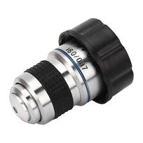Microscope Objective Lens Biological 40X 185 Achromatic Universal Standard RMS Thread Brass, aluminum alloy