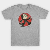 New Felix The Cat Keep Walking Gray Sport Tshirt Size S- 2XL 4XL