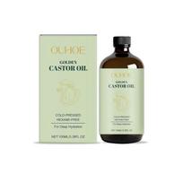 Organic Castor Oil for Body Skin Care | Cold-Pressed, Hexane-Free | Skin & Scalp Moisturizer | Deep Hydration Body Massage Oil less