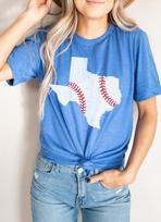 Texas Baseball I Game Day T-Shirt | Ruby's Rubbish® XL