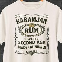 RuneScape Shirt OSRS RuneScape Gift Karamjan Rum Shirt Pirate Rum Shirt Old School Gaming Shirt Nerd Gift Cosplay Tee Fan Art Gaming Tee RPG 3XL