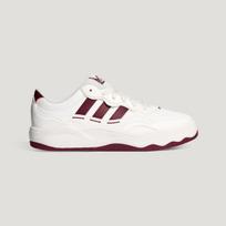 Adidas LITE SHUFFLE Skateboard Shoes Unisex White/Dark Red 36