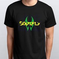 SOULFLY MARŠKINĖLIAI dydžiai S M L XL XXL spalvos Juoda, Balta XXL black