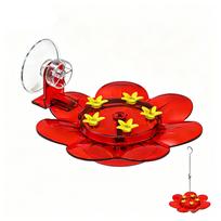 Suction Cup Window Feeder, Outdoor Bird Feeder One Size raudona