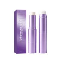2-in-1 Color Changing Foundation Stick Deep Skin Tone Lightweight Smooth Skin-Friendly Daily Easy Makeup Natural Finish