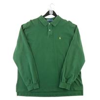 Seconde vie - Polo manches longues Homme  Vert - Excellent état 2XL