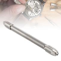 Silver Dual Head Chrome Steel Watch Winding Chuck  Mechanical Watch Crown Winding 2.0-2.5