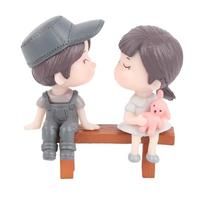 1.89x2.28cm Mini Resin Human Figurines  Mini Dollhouse Interior Ornament