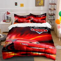 Cars Movie Lightning McQueen Bedding Set Bedding set (1 duvet cover, 2 pillowcases, duvet not included) 135x200cm