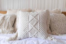 TIGA Macrame Pillowcase 40x40