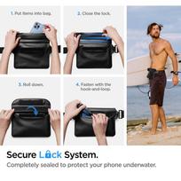 Spigen A621 Universal Waterproof Case & Waist Bag Black