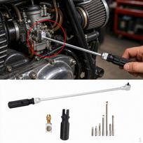 Screw Adjusting Tool Maintenance Convenient 90 Degree Head Motorbike Motorcycle Carb Adjustment