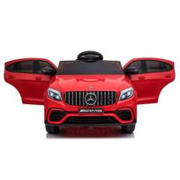 Elektromobilis vaikams Mercedes GLC 63S 4x4, vienvietis, raudonas