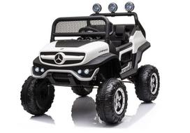Elektromobilis vaikams Mercedes Unimog S baltas