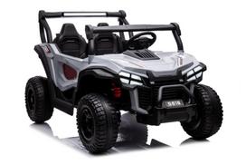 DVIVIETIS ELEKTROMOBILIS DŽIPAS S618 4X4, 24V Pilkas