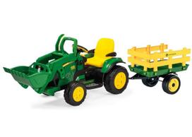 Elektromobilis PEG PEREGO JOHN DEERE GROUND LOADER 12V + priekaba