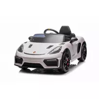Vienvietis elektromobilis vaikams Porsche 718 Spyder RS (su MP4) Baltas