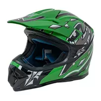 Enduro motociklo šalmas žalias L