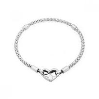 Pandora 592453c00 Moment Heart Stud Grandinėlė Sidabrinė Apyrankė 592453C00-18