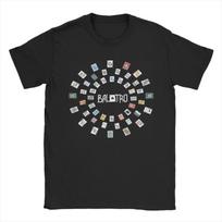 Balatro Game Card Joker Circle T-Shirts  Hipster 100% Cotton Tee Shirt Round Neck Short Sleeve T Shirt Printed Clothes Tops S juoda