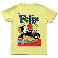 Retro Felix The Cat Cartoon Christmas Unisex T-shirt S-5XL S