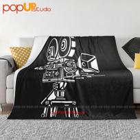 Film Camera Cinemascope Movies Cinema Ultra-Soft Blanket Quilt Winter Sofa Cover Bed Covers Size: 75*100cm, Weight: 230 GSM