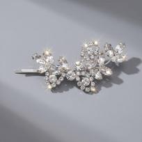 Luxury-luxurious Style Flower Branches and Leaves Hair Clips with High-end Feel, Suitable for All Kinds of Brides, Single-piece Clips sidabras